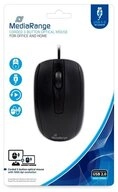 Mediarange MEDIARANGE USB-Maus MROS211, 3 Tasten, schwarz M&auml;use