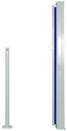 vidaXL Seitenmarkise Ausziehbare Seitenmarkise 120x300 cm Blau