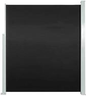 vidaXL Seitenmarkise Ausziehbare Seitenmarkise 160x500 cm Schwarz