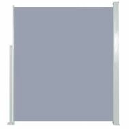 vidaXL Seitenmarkise Ausziehbare Seitenmarkise 160x500 cm Grau