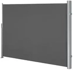 SONGMICS Seitenarmmarkise Alu, ausziehbar, Sichtschutz, balkon (inkl. Zubeh&ouml;rpaket &