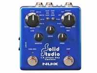 Nux E-Gitarre NSS-5 Solid Studio IR-Loader Amp-Simulator blau