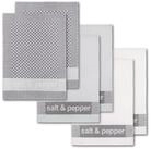 Dyckhoff Geschirrtuch Salt & Pepper, Ma&szlig;e je Tuch ca. 50x70 cm, (Set, 6-tlg),...