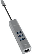 Terratec USB-Verteiler Terratec 251735 USB-Hub 3 Port USB-A, RJ45 USB 3.2 Gen1 5