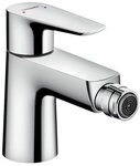 hansgrohe Bidetarmatur Talis E Einhebel-Bidetmischer mit Push-Open Ablaufgarnitur -