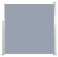 vidaXL Seitenmarkise Ausziehbare Seitenmarkise 140x300 cm Grau