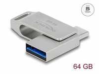 Delock 54075 - USB Stick, 64GB, weiß USB-Stick