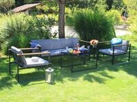acamp Gartenlounge-Set 5-teilige Sitzgruppe Space mit Tisch & Ecktisch, (Gartenm&ouml;bel