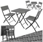 tectake Sitzgruppe Rattan Balkonset f&uuml;r 2 Personen, geringes Gewicht,...