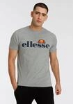 T-Shirt ELLESSE "SL PRADO TEE", Herren, Gr. M, grau (grau marl), Obermaterial: 100%