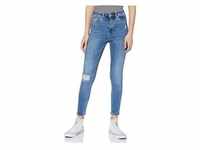 ONLY High-waist-Jeans Mila (1-tlg) Plain/ohne Details, Patches blau 29
