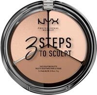 NYX PROFESSIONAL MAKEUP Puder 3 STEPS TO SCULPT, einfaches Contouring und