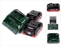 metabo Akku Basis Set 18V mit 2x Akku LiHD 4,0Ah + Ladeger&auml;t ASC 55&nbsp;(685163