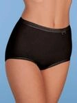 Taillenslip TRIUMPH, Damen, Gr. 42, 2 Stk., schwarz, 95% Baumwolle, 5% Elasthan,