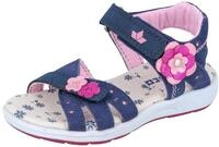 Sandale LICO "Sandale Cassandra V", M&auml;dchen, Gr. 26, blau, Leder, Schuhe Sandale