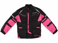 Modeka Motorradjacke Modeka Tourex II Textiljacke schwarz / pink Kids 128