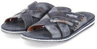 Rieker Pantolette, Sommerschuh, Schlappen, Poolslides, mit kontrastfarbener