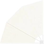 vidaXL Sonnenschirm Faltbarer Balkonf&auml;cher Creme 140&times;140 cm