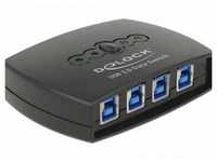 Delock 87724 - USB 3.0 Sharing Switch 4 zu 1 Netzwerk-Adapter USB 3.0 Type-A...