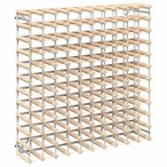 vidaXL Weinregal Weinregal f&uuml;r 120 Flaschen Massivholz Kiefer, 1-tlg.