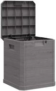 vidaXL Gartenbox Garten-Aufbewahrungsbox 90 L Braun
