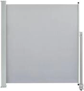 vidaXL Seitenmarkise Ausziehbare Seitenmarkise 140x300 cm Grau