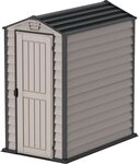 DURAMAX Ger&auml;tehaus Kunststoff Ger&auml;tehaus 104x180 Gartenhaus Dreht&uuml;r, BxT: 104x180