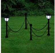 vidaXL LED-Leuchte 2x LED Lampe Solarleuchte Au&szlig;enlampe Gartenleuchte Laterne (2 St)