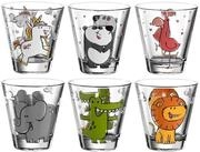 LEONARDO Glas Bambini, Kalk-Natron Glas, 6 Gl&auml;ser, Set, Kindermotiv,