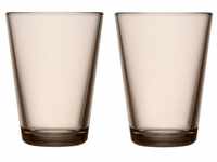 iittala Kartio Drinking Glass 40 cl 2 Pcs, Linen