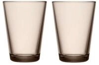 IITTALA Glas Kartio Leinen 400 ml, 2-tlg., Glas
