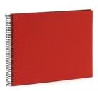 Goldbuch Fotoalbum Spiralalbum hellrot 25 993 40 schwarze Seiten 34x3