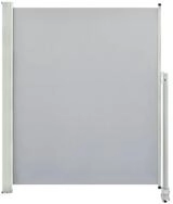 vidaXL Seitenmarkise Einziehbare Seitenmarkise 160x300 cm Grau