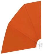 vidaXL Sonnenschirm Faltbarer Balkonf&auml;cher Terracotta-Rot 210&times;210 cm