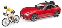 Bruder&reg; Spielzeug-Auto Roadster mit Figur