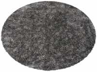 Hochflor-Teppich Alga, Bruno Banani, rund, Höhe: 40 mm, Uni-Farben, besonders...