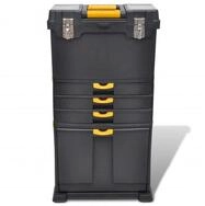 vidaXL Werkzeugkoffer, Werkzeugtrolley mit R&auml;dern