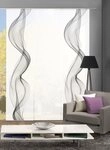 HOME WOHNIDEEN Schiebegardine ALBERTA (3 St), Klettband, blickdicht, HxB: 245x60,