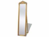 vidaXL Spiegel Standspiegel im Barock-Stil 160x40 cm Golden (1-St)