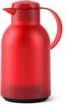 Emsa Isolierkanne Samba, 1,5 l, XXL-Modell, zeitloses Design, einfacher Knopfdruck,