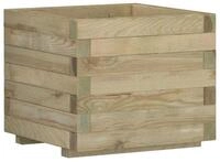 vidaXL Hochbeet Hochbeet 50x50x40 cm Holz Quadratisch (1 St)