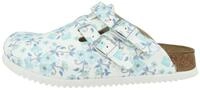 Birkenstock Clog Kay Superlauf, Birko-Flor, Blooming Roses Black Pantolette