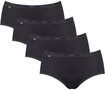 sloggi Midislip Basic+ (4er Pack) perfekter Sitz, feminin, Baumwollmischung, Single