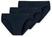 Schiesser Minislip Essentials (3er-Pack) mit kleinem Logo am Bund