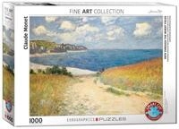 EUROGRAPHICS Puzzle Strandweg zwischen Weizenfeldern von Claude Monet, 1000