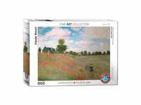Puzzle Mohnfeld von Claude Monet, 1000 Puzzleteile