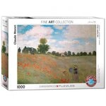 EUROGRAPHICS Puzzle Mohnfeld von Claude Monet 1000 Teile, 1000 Puzzleteile