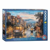 EUROGRAPHICS Puzzle Tramway Sky Puzzle 1000 Teile, Puzzleteile