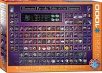 EUROGRAPHICS Puzzle Puzzle Illustriertes Periodensystem der Elemente 1000 Teile,