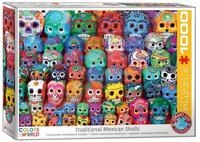 EUROGRAPHICS Puzzle Eurographics 6000-5316 - Traditionelle Mexikanische Sch&auml;del,